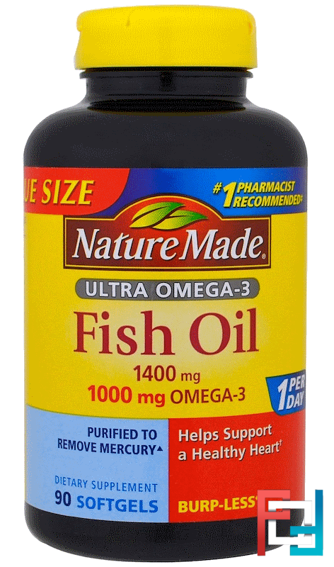 Ultra Omega Fish Oil Nature Made Mg Softgels