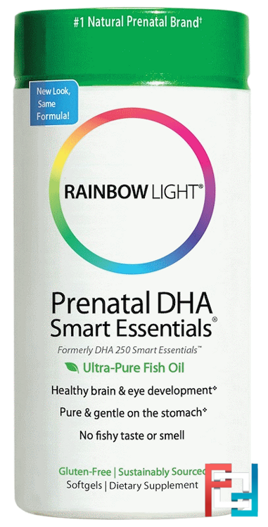 Prenatal DHA, Smart Essentials, Rainbow Light, 60 Softgels