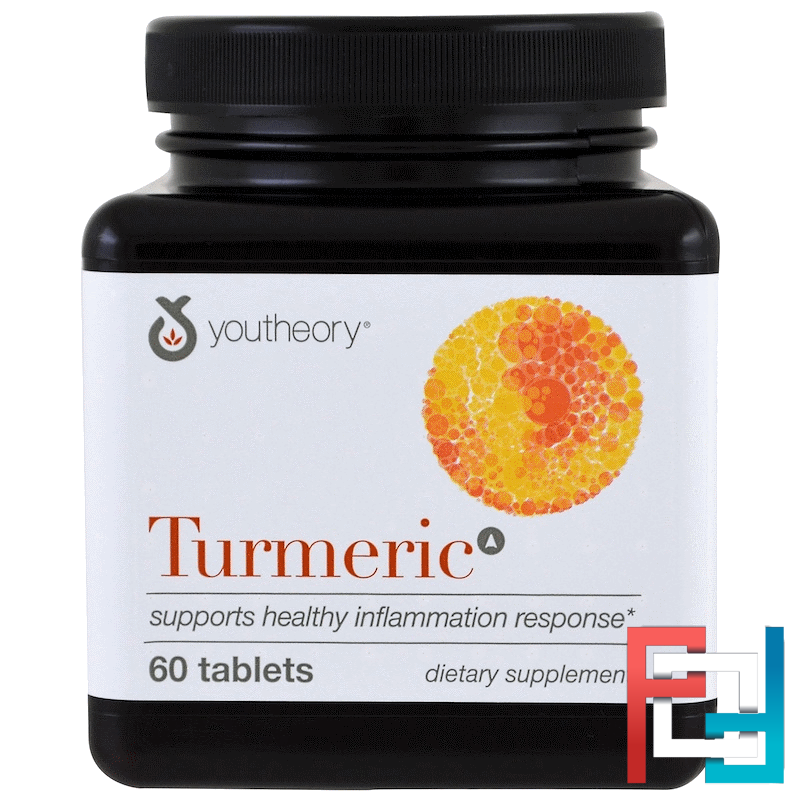 Turmeric, Youtheory, 60 Tablets