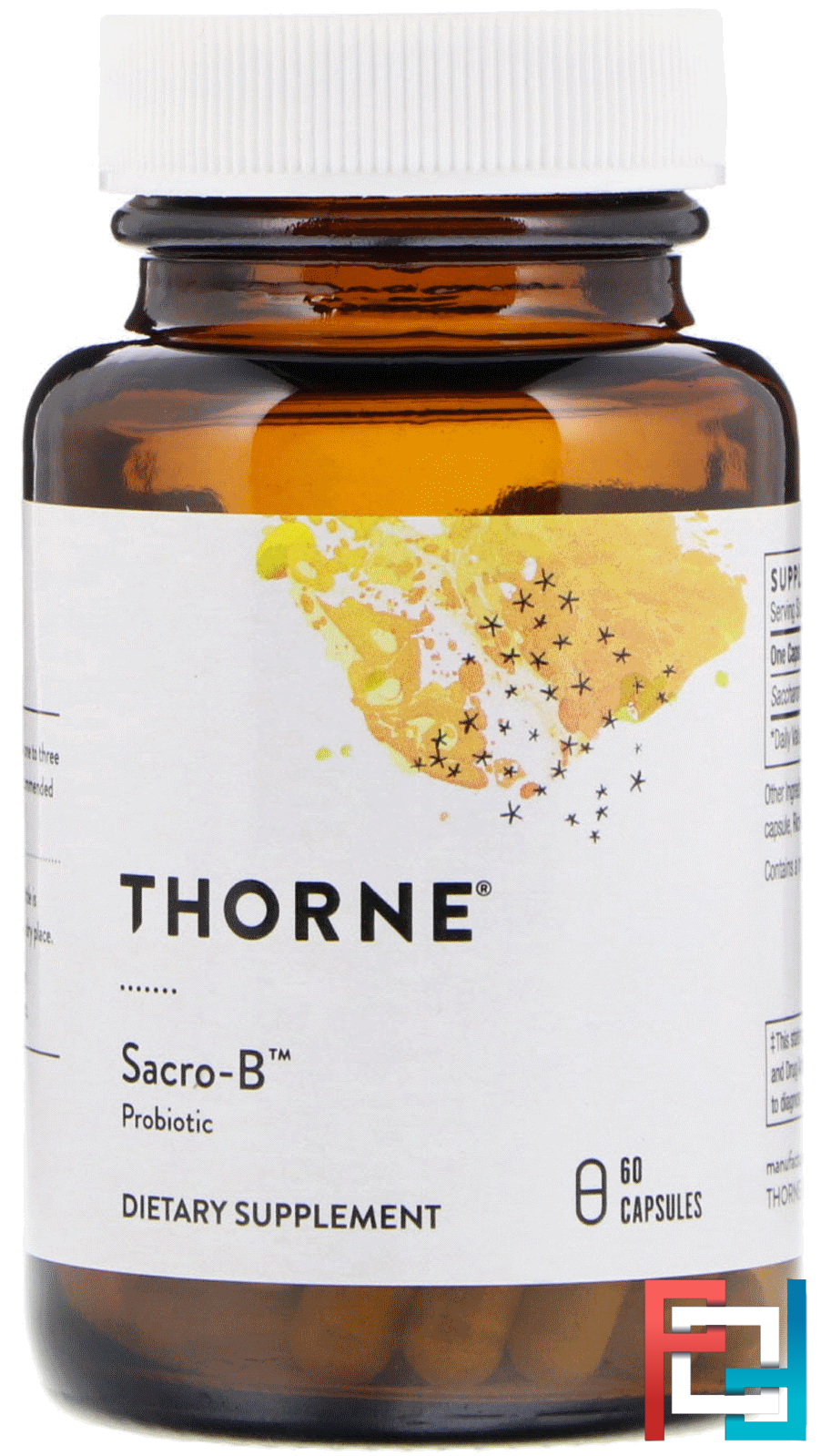 Sacro-B, Thorne Research, 60 Vegetarian Capsules