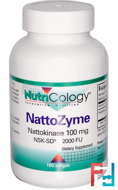 NattoZyme, Nattokinase, Nutricology, 100mg, 180 Softgels