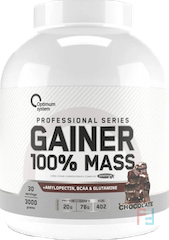 100% Mass Gainer, Optimum System, 3000 g