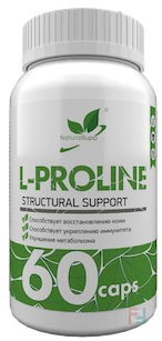 L-Proline, NaturalSupp, 60 caps