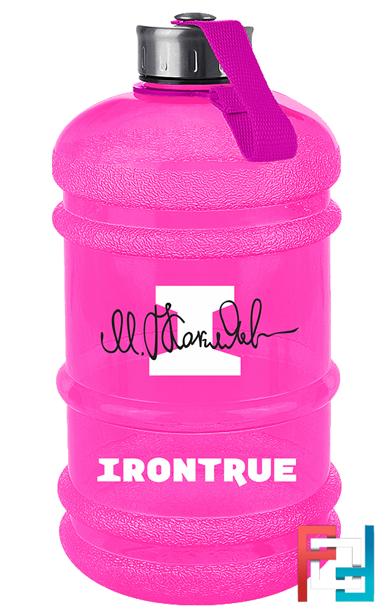Бутылка от М. Кокляева «канистра» с ручкой и крышкой, IronTrue, 2200 ml