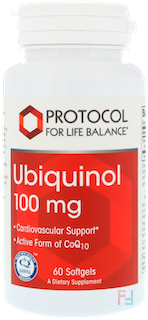 Ubiquinol, Protocol for Life Balance, 100 mg , 60 Softgels