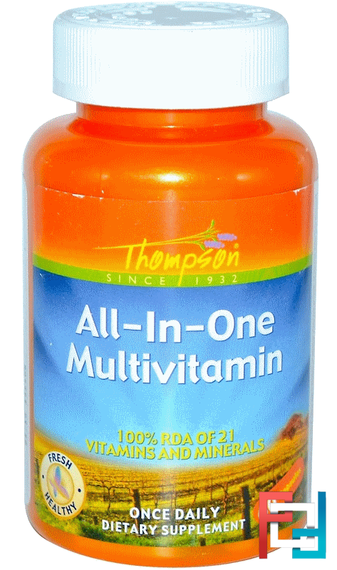 All-In-One Multivitamin, Thompson, 60 Veggie Caps