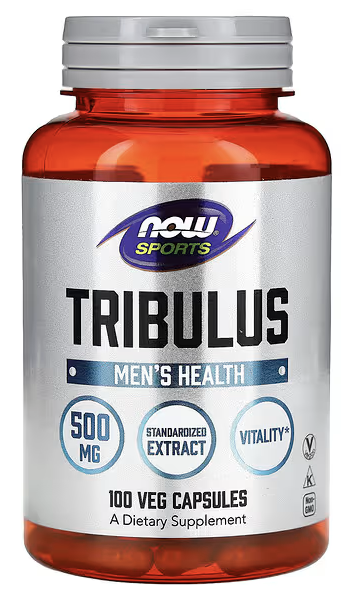 Трибулус, якорцы стелющиеся, Tribulus, Sports, Now Foods, 500 mg, 100 veg capsules