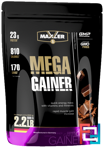 Mega Gainer, Maxler DE&#xae;, 2.2, 1000 g