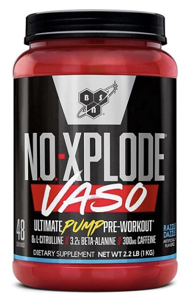 Предтренировочный комплекс N.O. Xplode VASO, Ultimate Pump, BSN, 2.2 lb, 1000 g