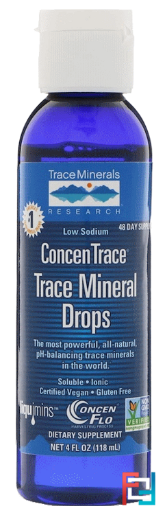 ConcenTrace, Trace Mineral Drops, Trace Minerals Research, 4 fl oz, 118 ml