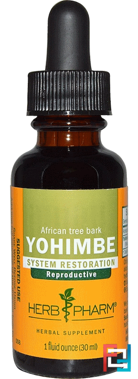 Yohimbe, African Tree Bark, Herb Pharm, 1 fl oz, 30 ml