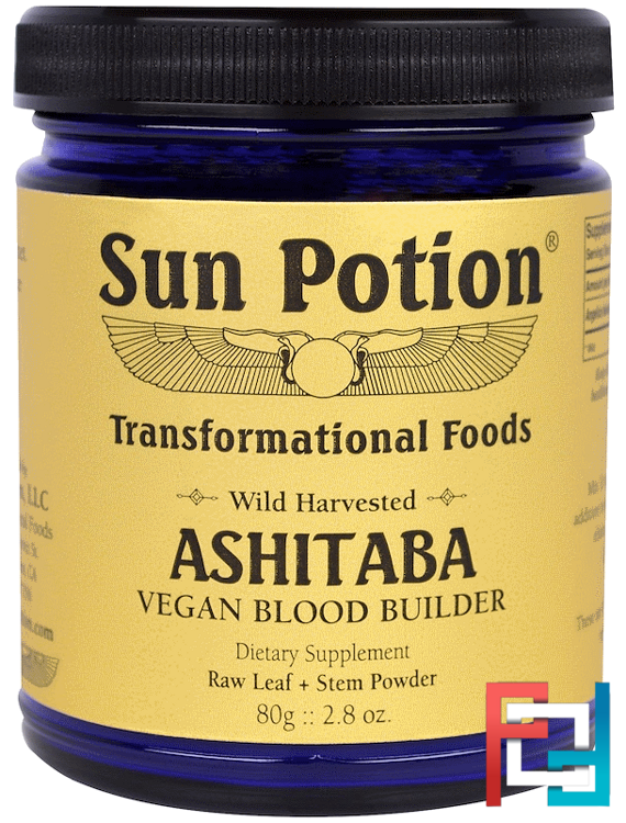 Organic Ashitaba Powder, Sun Potion, 2.8 oz, 80 g