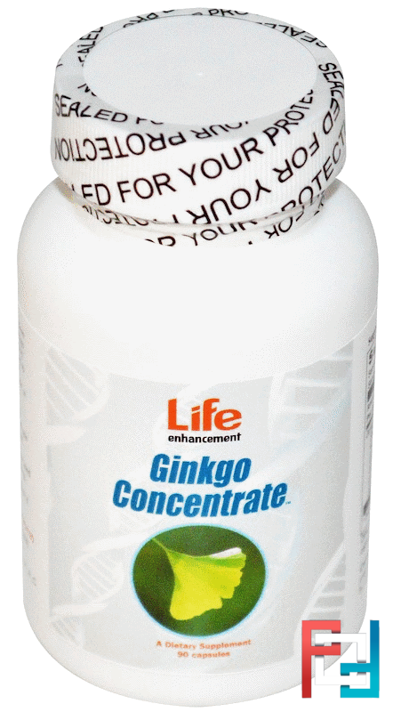 Ginkgo Concentrate, Life Enhancement, 90 Capsules