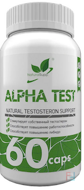 Alpha test, NaturalSupp, 60 caps