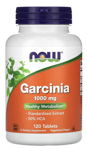 Гарциния камбоджийская, Garcinia, Now Foods, 1000 mg, 120 Tablets