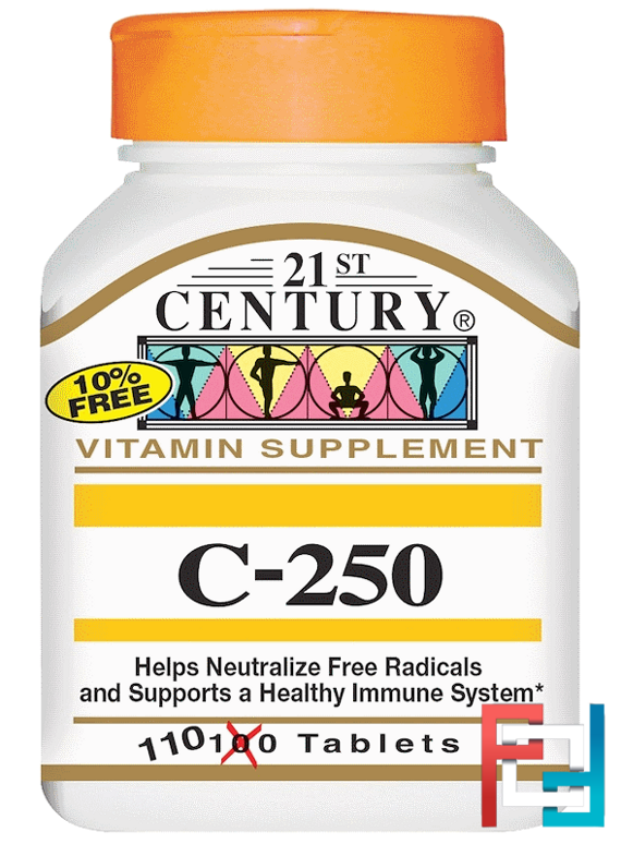 C-250, 21st Century, 110 Tablets C-250, 21st Century, 110 Tablets