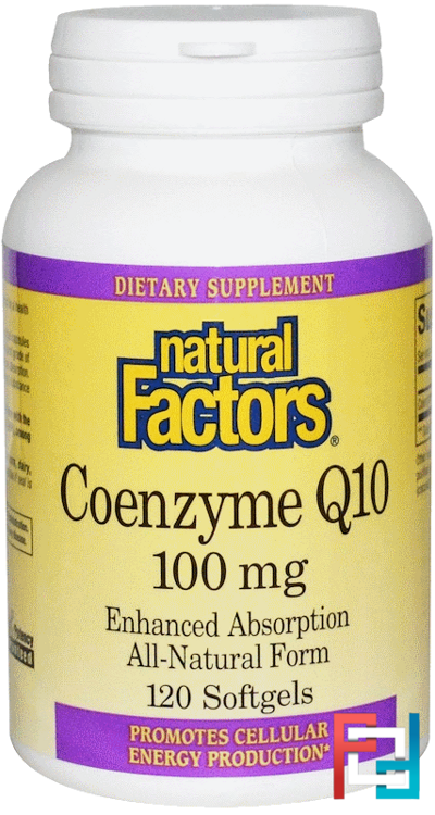 Coenzyme Q10, Natural Factors, 100 mg, 120 Softgels