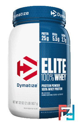 Elite 100% Whey Protein Powder, Dymatize Nutrition, 2 lbs, 907 g