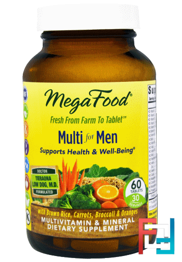 Multi for Men, MegaFood, 60 Tablets