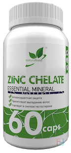 Zinc chelate, NaturalSupp, 60 caps