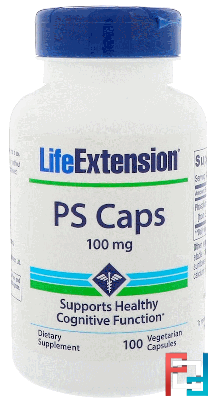 PS Caps, Life Extension, 100 mg, 100 Veggie Caps