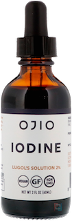 Iodine, Lugol's Solution 2%, Ojio, 2 fl oz, 60 ml