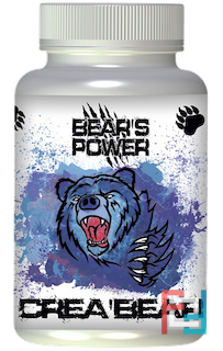 Creabear, Creatine hydrochloride (Креатин гидрохлорид), Bears Power, 120 capsules