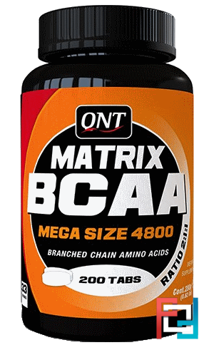 BCAA 2:1:1 Matrix, QNT, 200 tablets