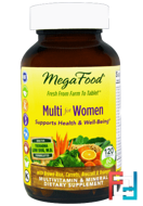 Multi for Women, MegaFood, 120 Tablets