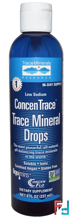 ConcenTrace, Trace Mineral Drops, Trace Minerals Research, 8 fl oz, 237 ml