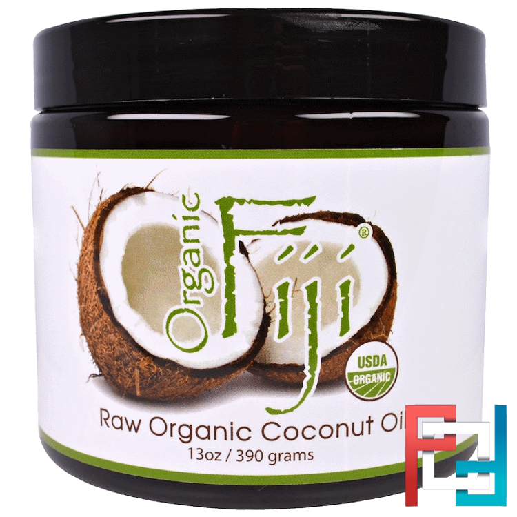 Raw Organic Coconut Oil, Organic Fiji, 13 oz (390 g)