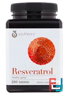 Youtheory, Resveratrol, 290 Tablets