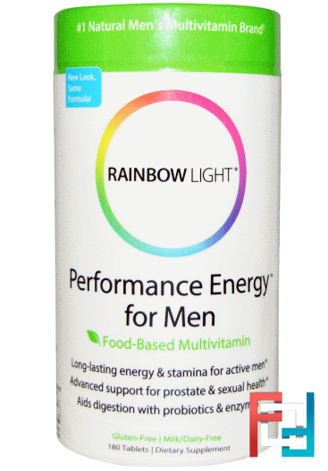 Performance Energy for Men Food Based Multivitamin Rainbow Light