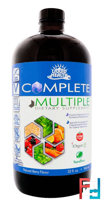 Complete Multiple, Liquid Health Products, 32 fl oz, 946 ml