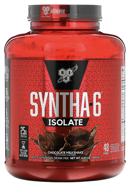 Синта-6 изолят, белково-порошковая смесь, Syntha-6 Isolate, Protein Powder Drink Mix, BSN, 4.01 lbs, 1820 g