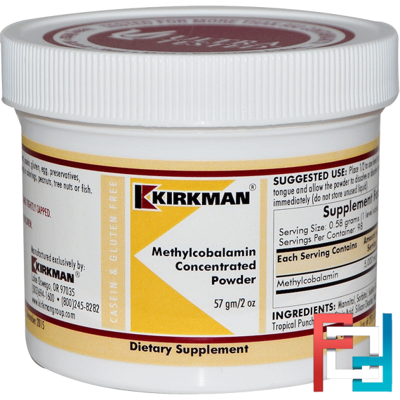 Methylcobalamin Concentrated Powder, Kirkman Labs, 2 oz (57 g)