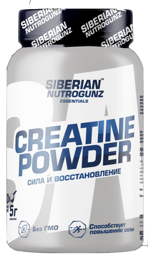 Creatine Power, Креатин моногидрат, Siberian Nutrogunz, 450 g