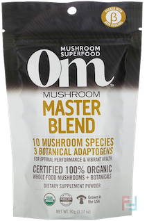 Om Mushrooms, Mushroom Master Blend, 3.17 oz, 90 g