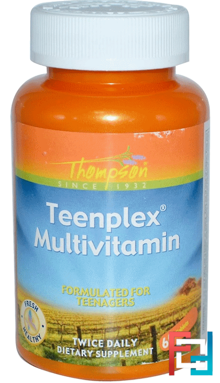 Teenplex Multivitamin, Thompson, 60 Tablets