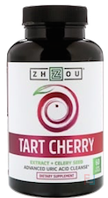 Tart Cherry Extract + Celery Seed, Zhou Nutrition, 60 Veggie Capsules