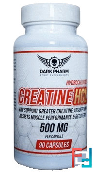 Creatin HCL, Dark Pharm, 500 mg, 90 caps