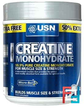 Creatine Monohydrate, USN, 1000 g