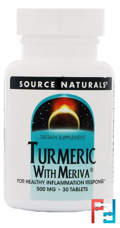 Meriva Turmeric Complex, 500 mg, Source Naturals, 30 Tablets