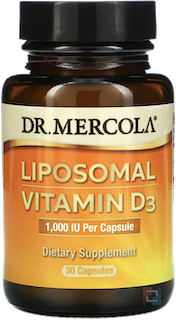 Liposomal Vitamin D3, Dr. Mercola, 1000 МЕ, 30 Caps