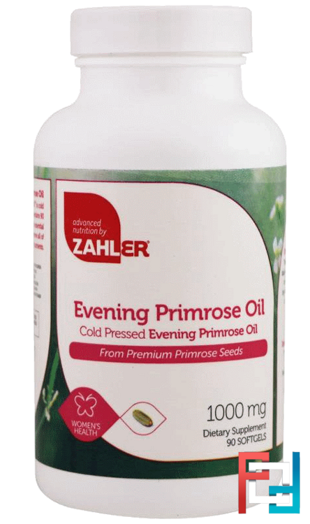 Evening Primrose Oil, Zahler, 1000 mg, 90 Softgels