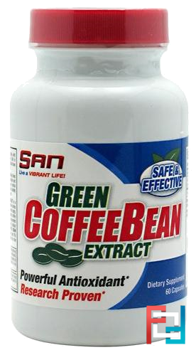 Green Coffee Bean, SAN, 60 capsules