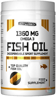 FISH OIL OMEGA 3, King Protein, 1360 mg, 120 softgels