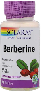 Berberine & Curcumin, Берберин и экстракты корня куркумина, Root Extracts, Solaray, 60 VegCaps