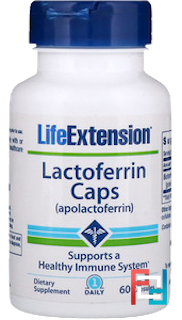 Lactoferrin Caps, Life Extension, 60 Capsules