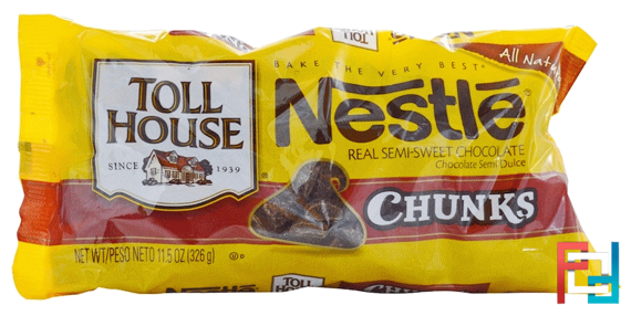 Chunks, Real Semi-Sweet Chocolate, Nestle Toll House, 11.5 oz (326 g)